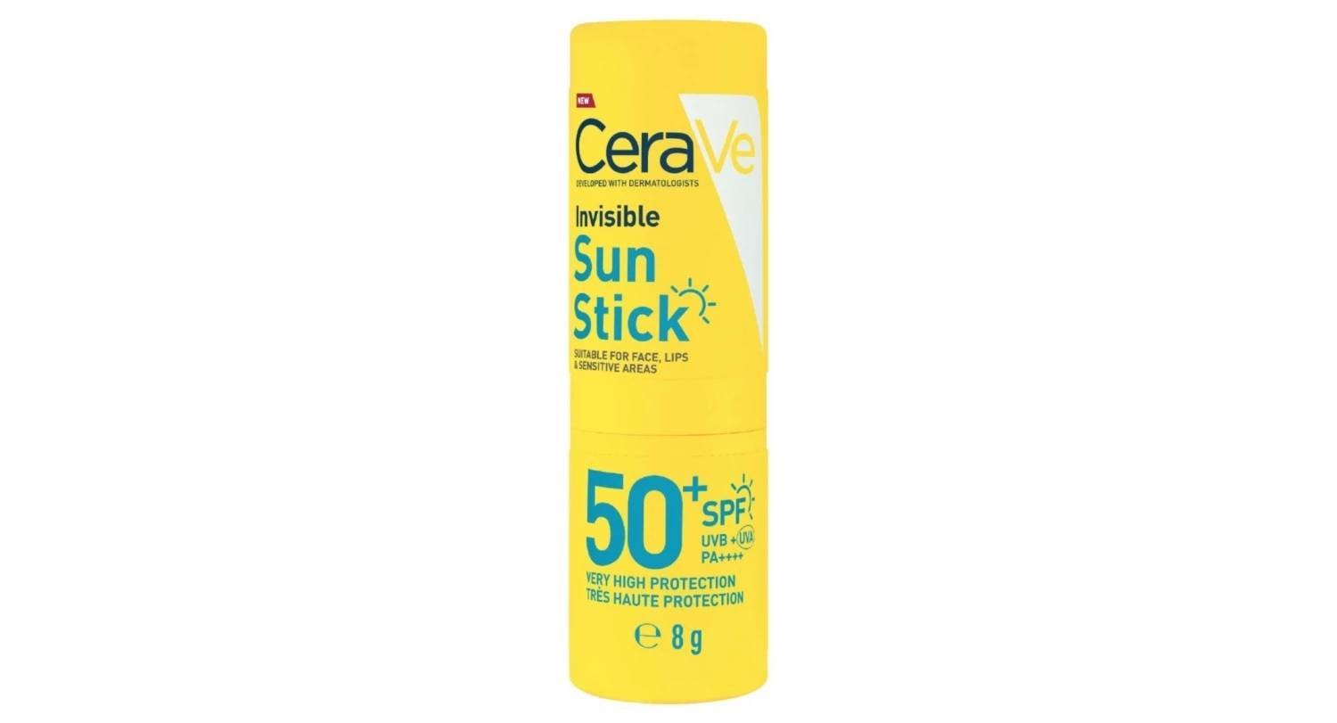 CeraVe Invisible Sun Stick SPF50 For All Skin Types With 3 Essential Ceramides 8g