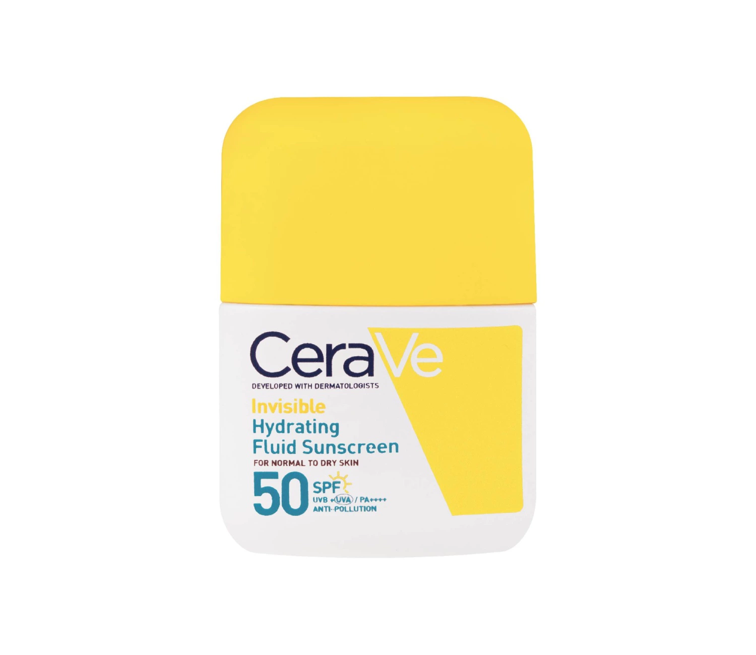 CeraVe Invisible Hydrating Fluid Sunscreen SPF50 For Normal To Dry Skin With 3 Essential Ceramides 50ml