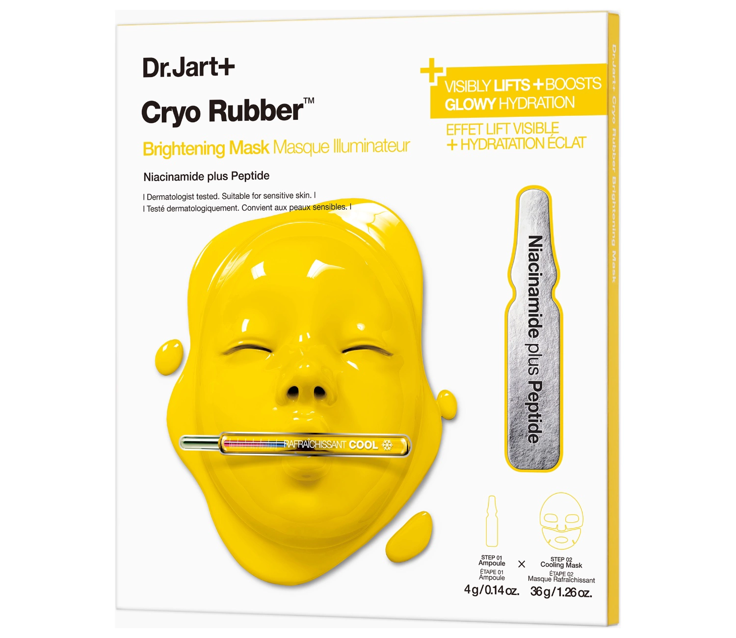 Dr.Jart+ Cryo Rubber Brightening Hydrogel Mask With Niacinamide 44g