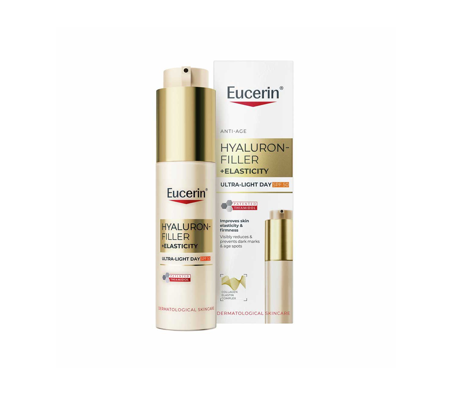 Eucerin Hyaluron-Filler + Elasticity Ultra-Light Day Moisturiser SPF 50 50ml