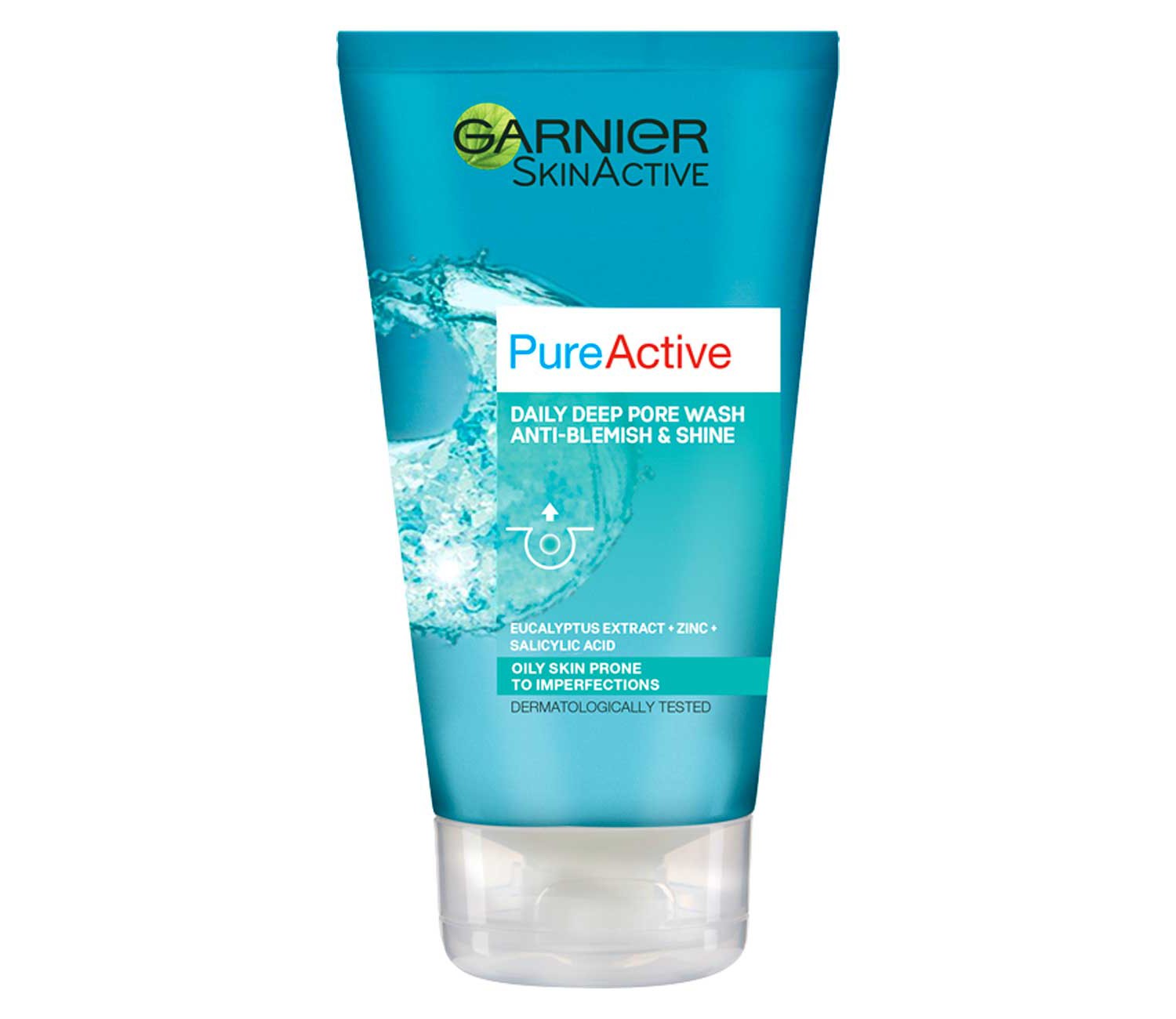 Garnier Pure Active Anti-Blackhead Deep Pore Face Wash Oily Skin 150ml