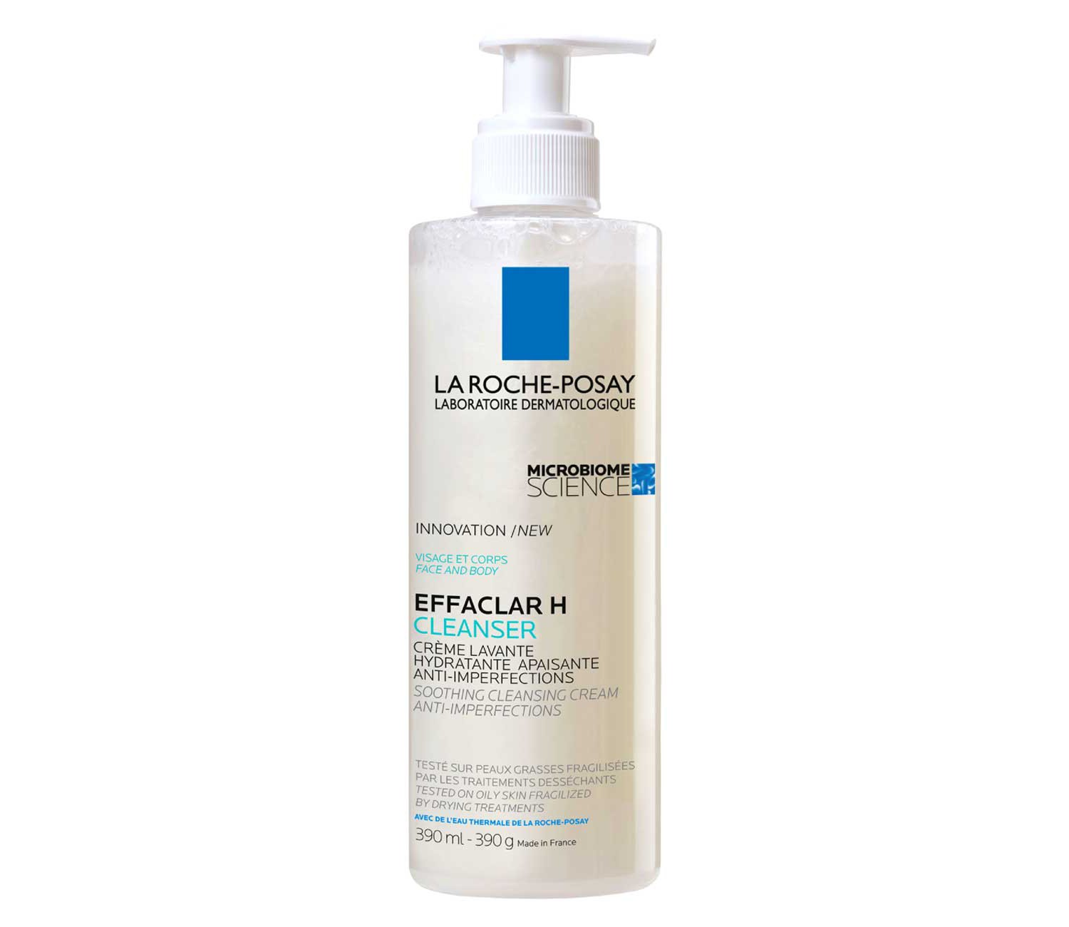 La Roche-Posay Effaclar H Cleansing Cream for Oily Blemish-Prone Skin 390ml