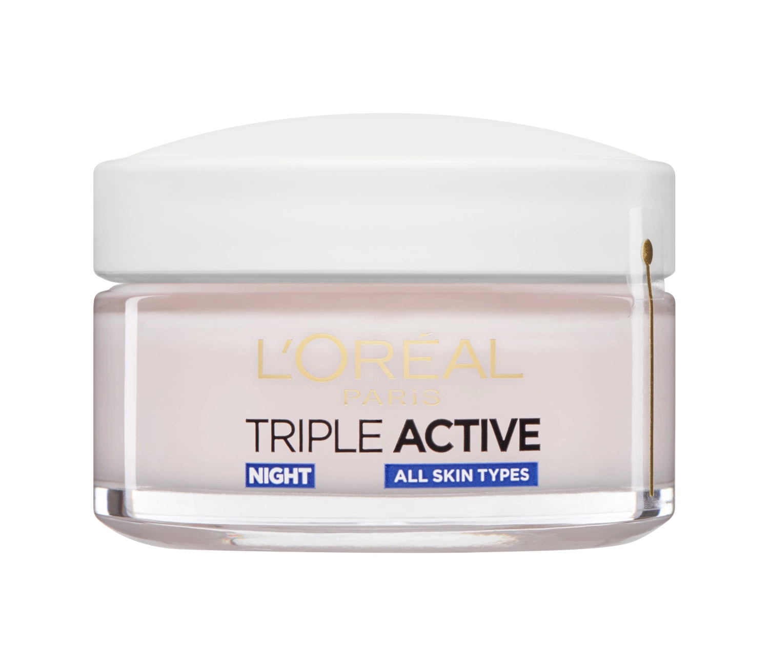 L'Oréal Paris Triple Active Night 24H Hydrating Moisturiser to Restore Skin Barrier, 50ml