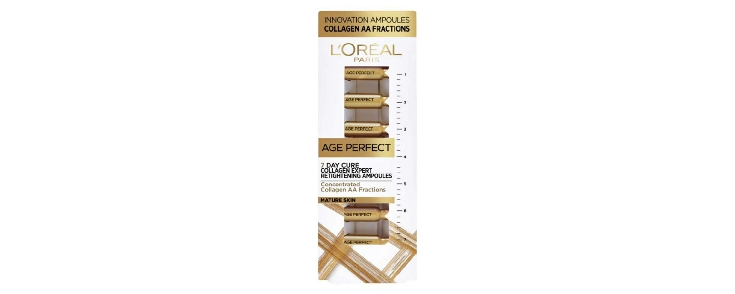 L'Oréal Paris Age Perfect Retightening Collagen Ampoules for Mature Skin 1.3ml x7