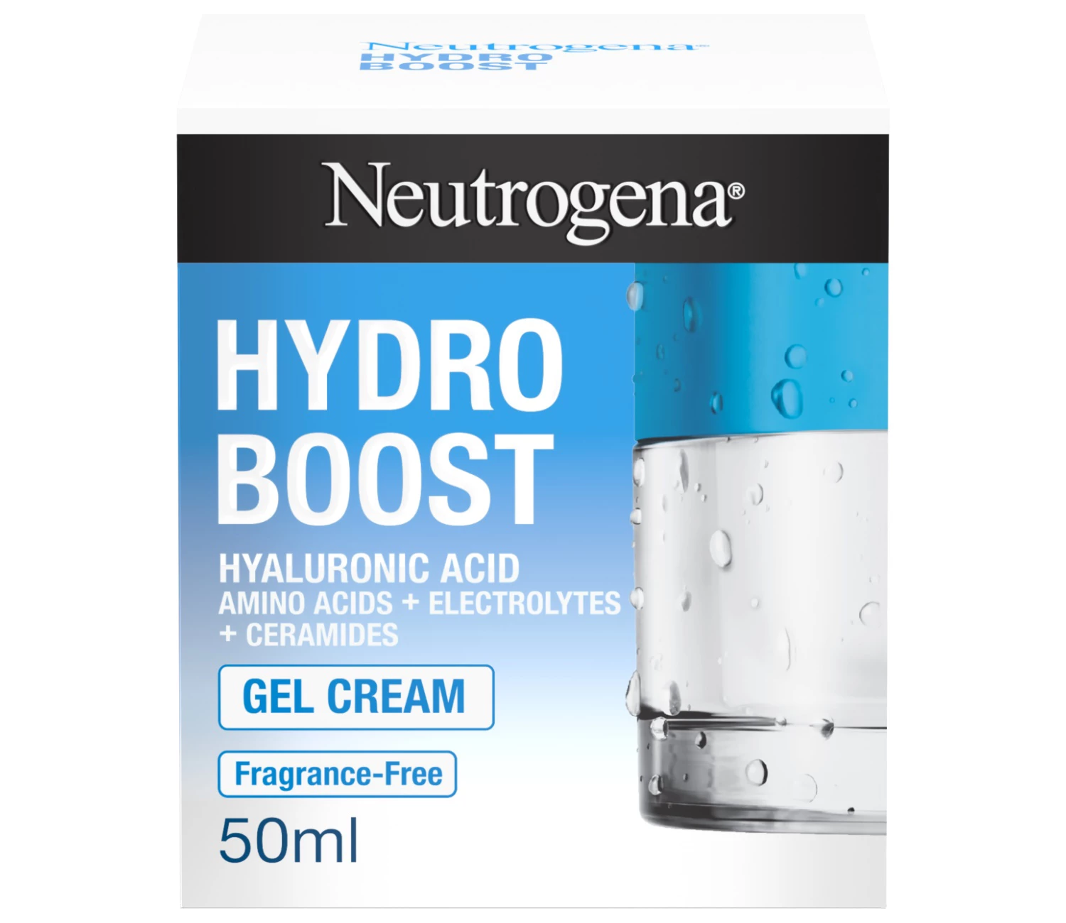 Neutrogena Hydro Boost Gel Cream Moisturiser for Dry Skin 50ml