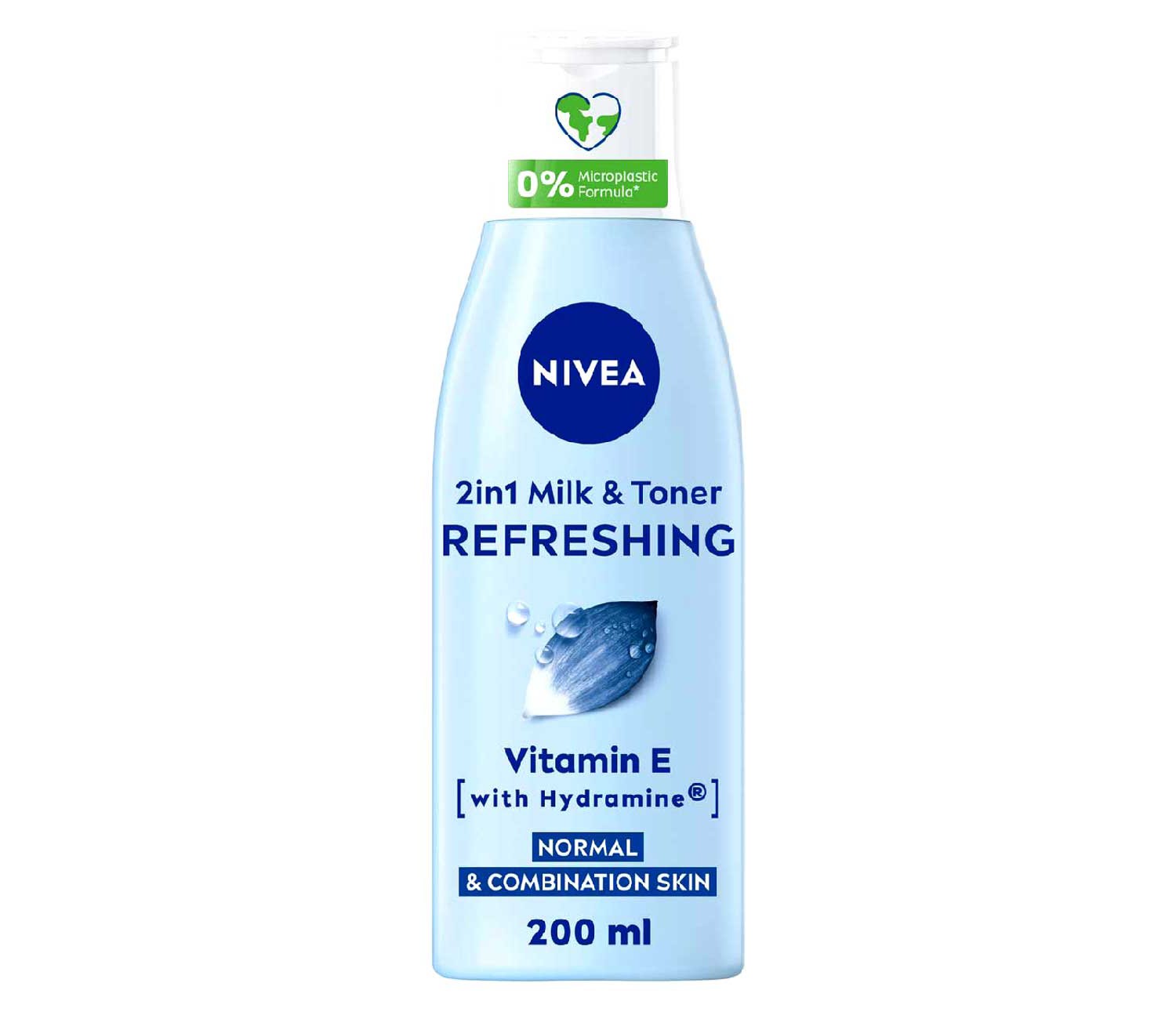 NIVEA 2-in-1 Face Cleanser & Toner, 200ml