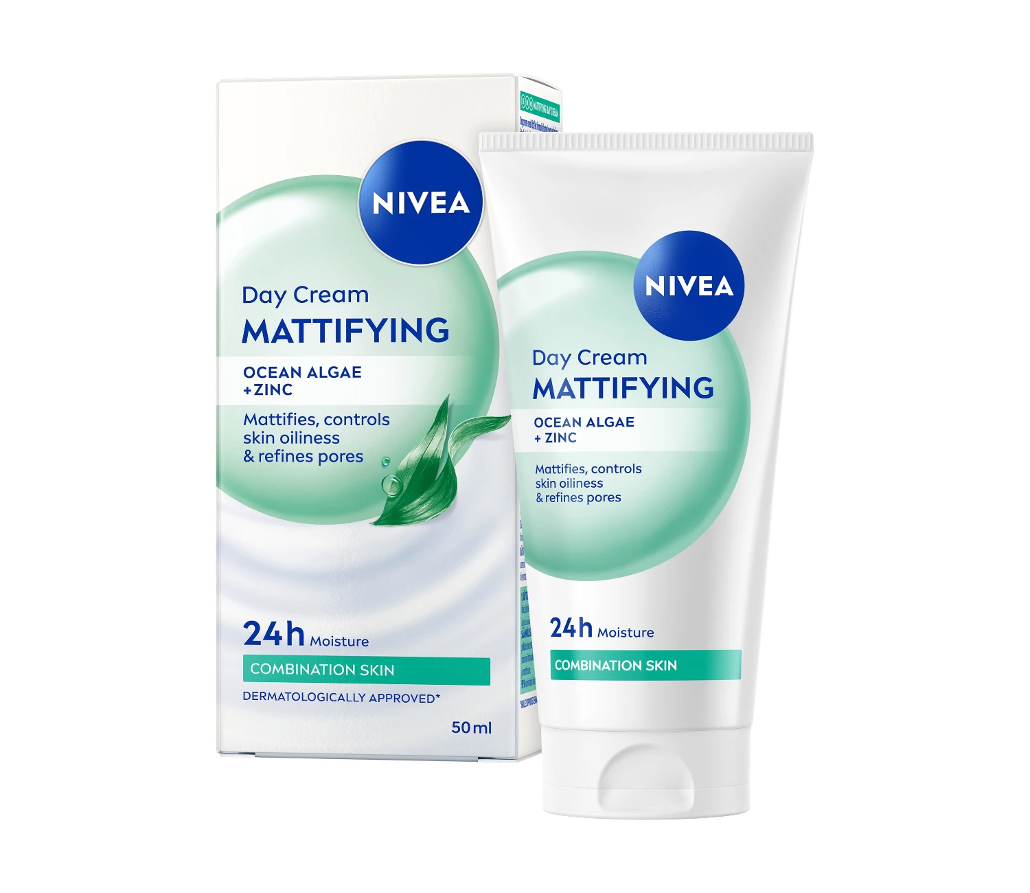 NIVEA 24h Mattifying Day Face Cream for Combination Skin 50ml