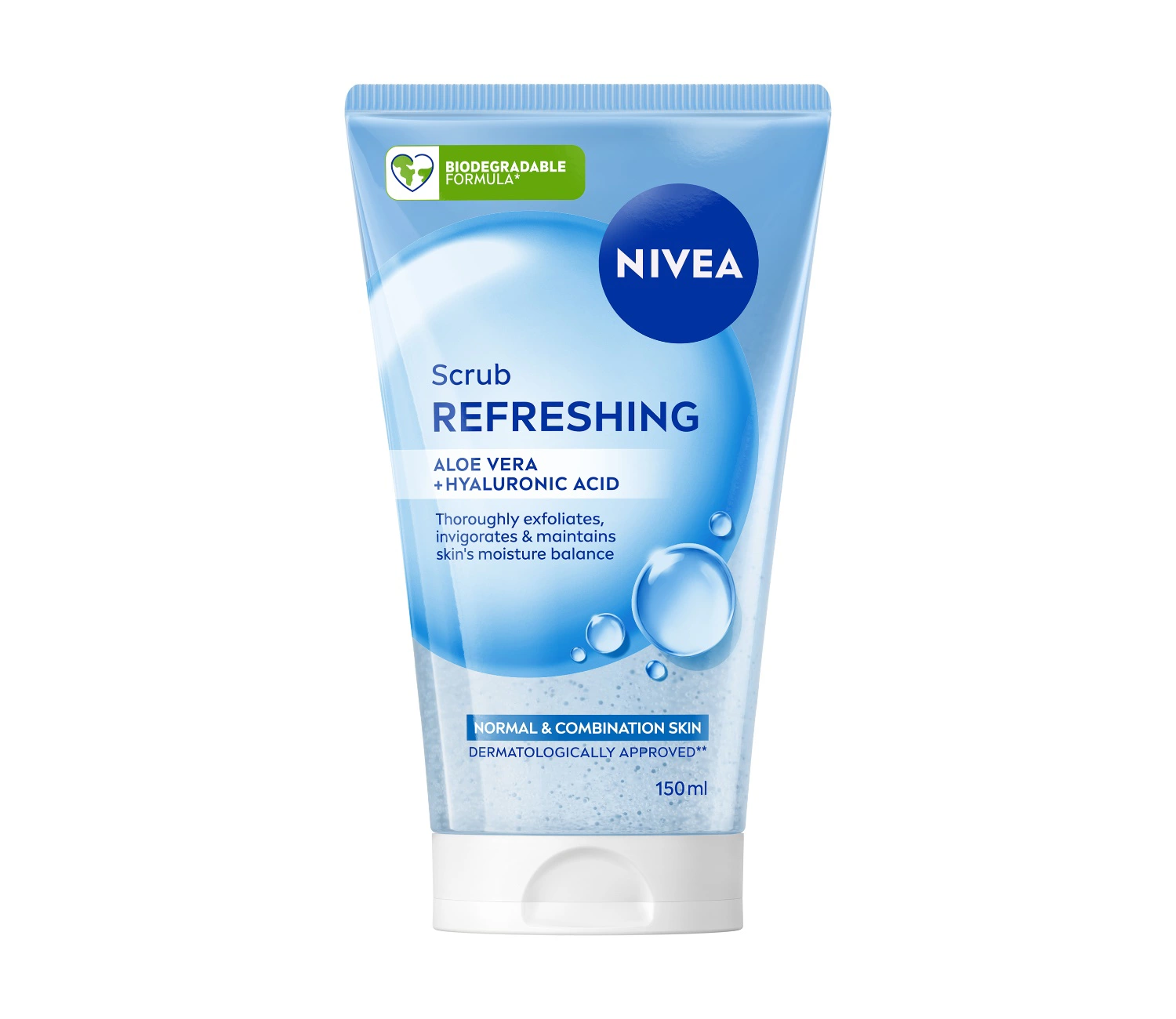 NIVEA Refreshing Face Scrub with Hyaluronic Acid 150ml