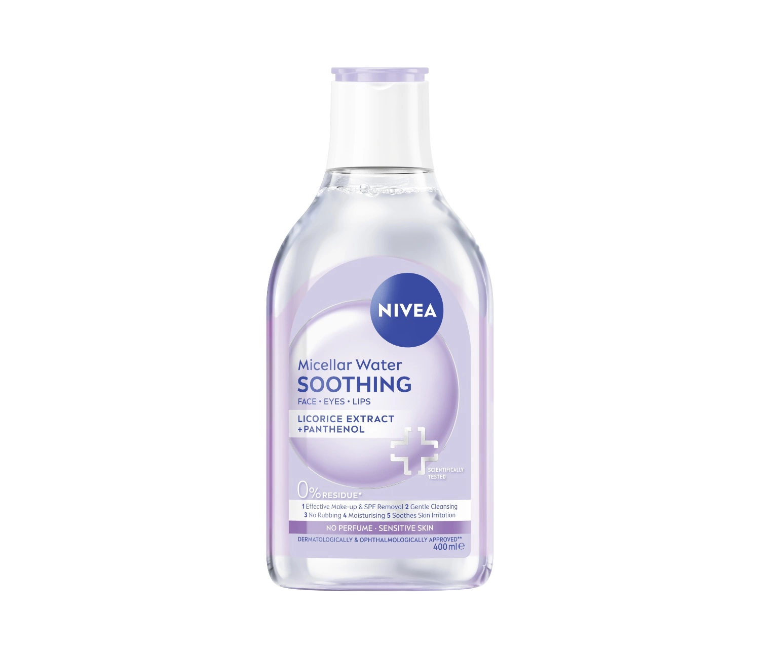 NIVEA Soothing Micellar Water for Sensitive Skin, 400ml