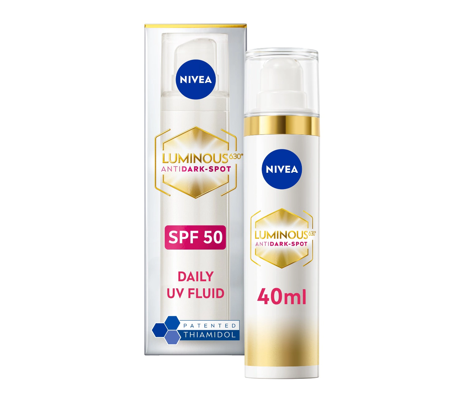 NIVEA Cellular Luminous 630 Anti-Dark Spot Day Cream Face Moisturiser SPF50 40ml
