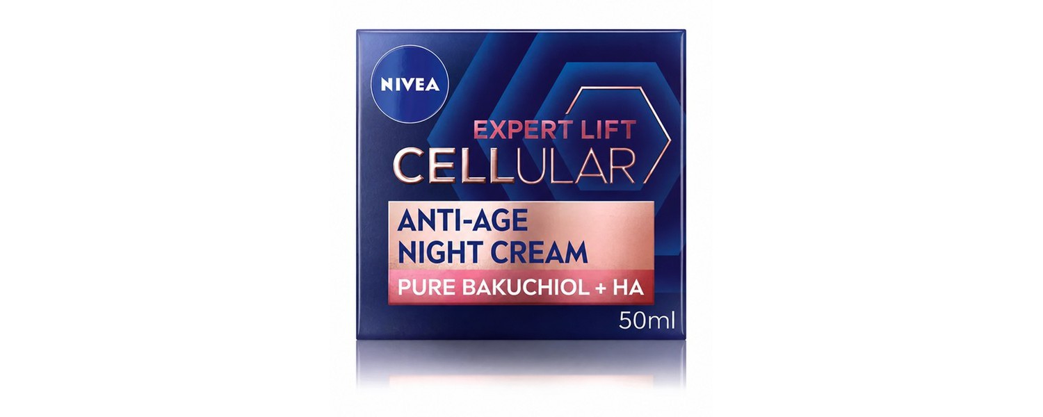 NIVEA Cellular Expert Lift Pure Bakuchiol + HA Anti-Age Night Face Cream 50ml