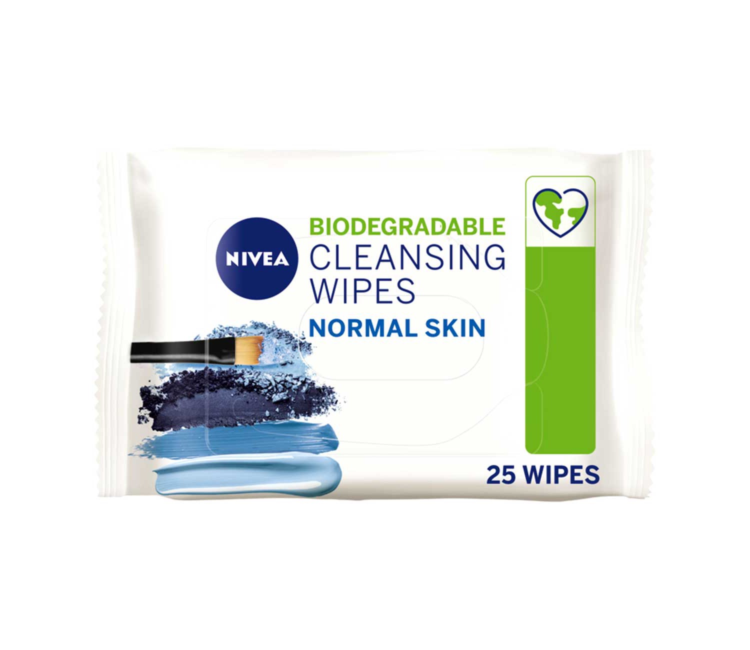 NIVEA Biodegradable Cleansing Wipes Normal Skin 25pc