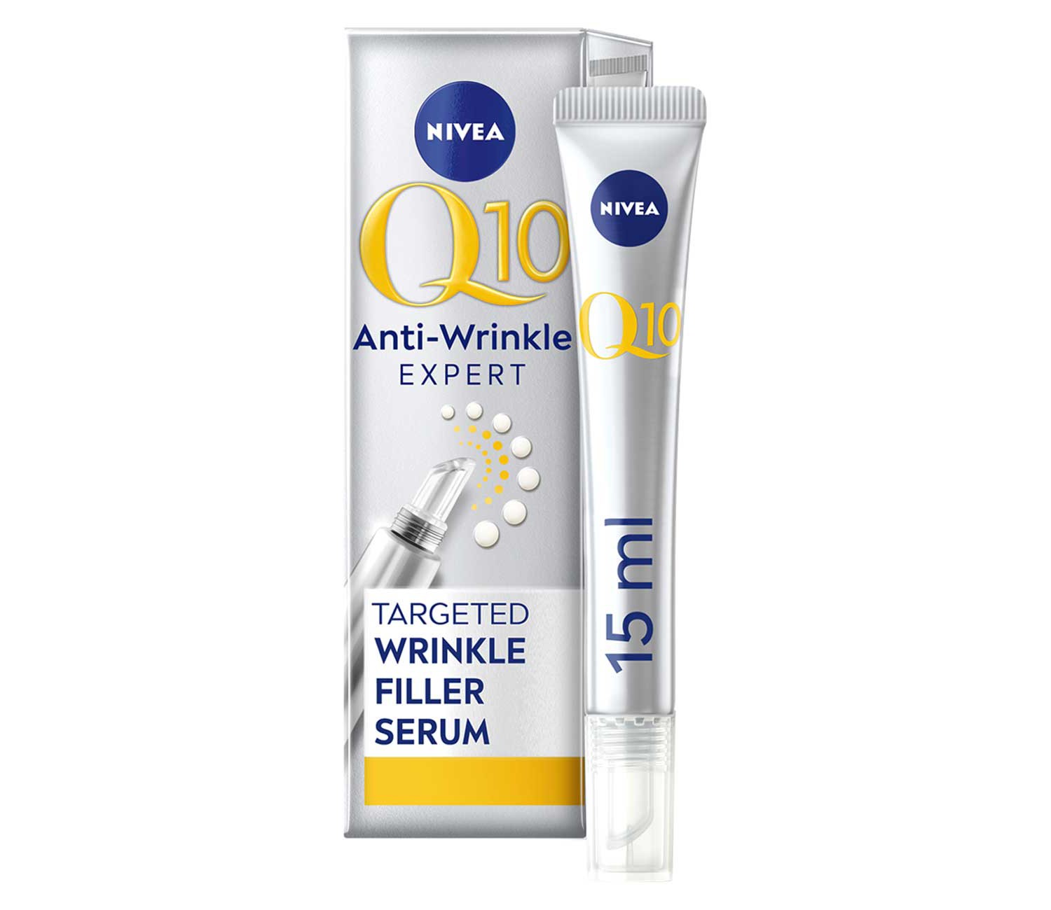 NIVEA Q10 Anti-Wrinkle Power Wrinkle Filler Serum with Bioxifill Peptides 15ml