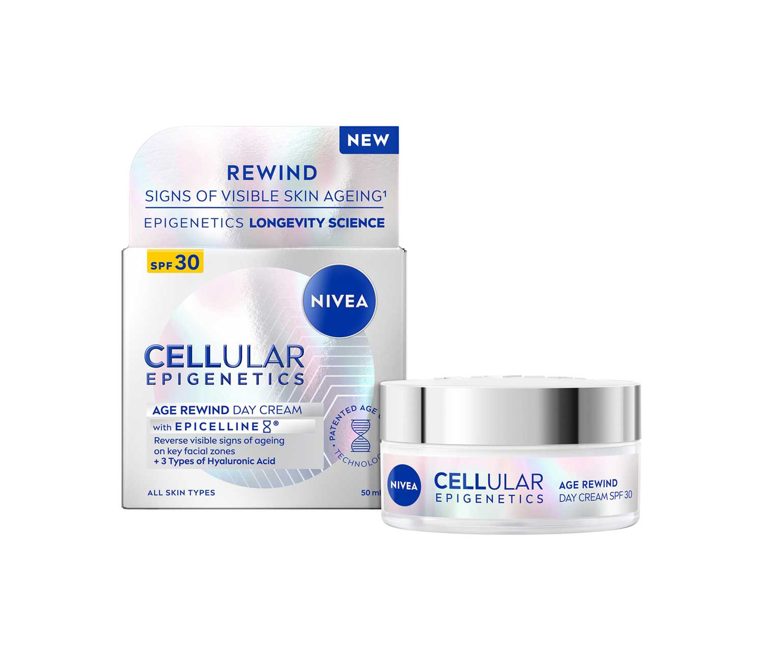 NIVEA CELLULAR EPIGENETICS Age Rewind Day Cream with SPF30 50ml