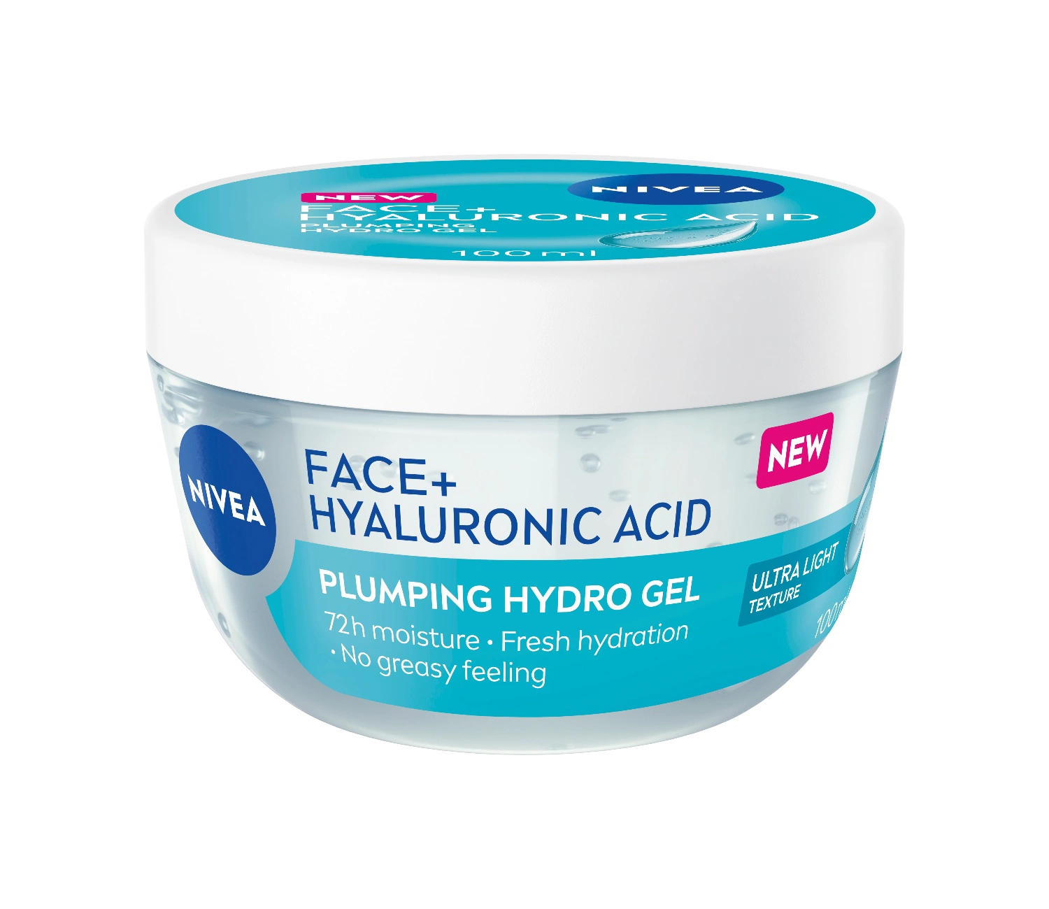 NIVEA Face+ Hyaluronic Acid Plumping Hydro Gel Moisturiser 100ml