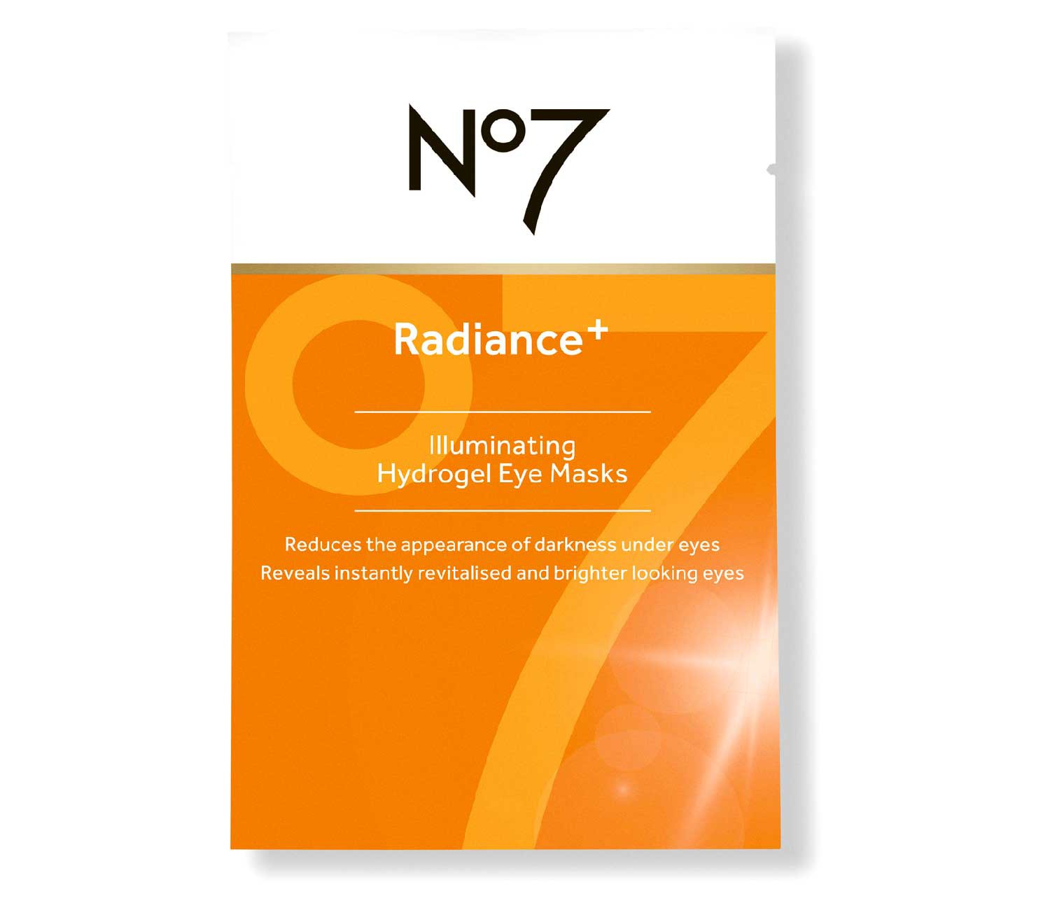 No7 Radiance+ Illuminating Hydrogel Eye Masks 5 x 3g