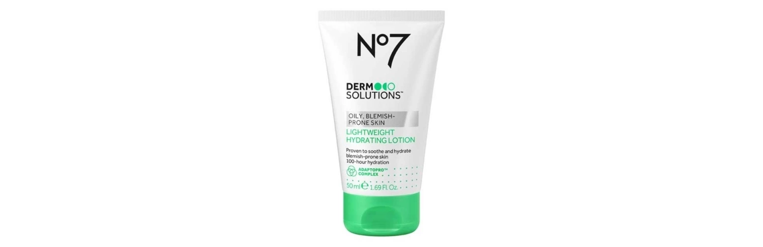No7 Derm Solutions Lightweight Hydrating Lotion Suitable for Normal to Oily, Blemish-Prone Skin 50ml