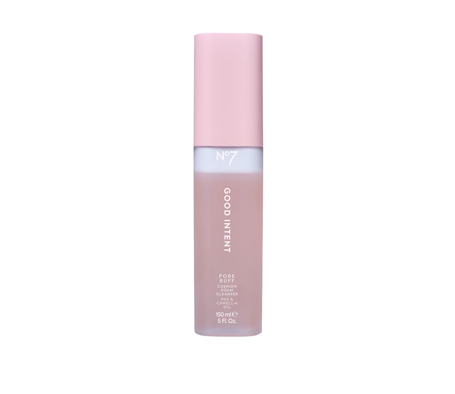 No7 Good Intent Pore Buff Cushion Foam Cleanser 150ml