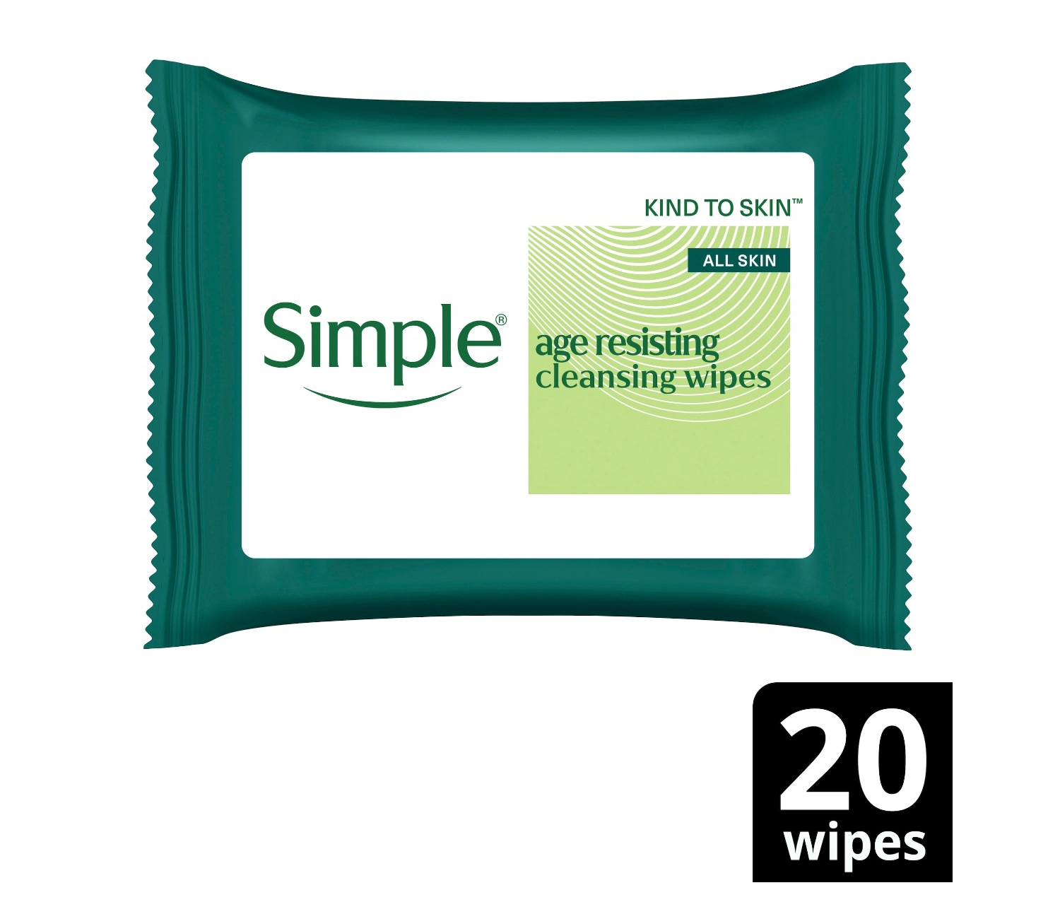 Simple Regeneration Age Resisting Facial Wipes Twenty wipes