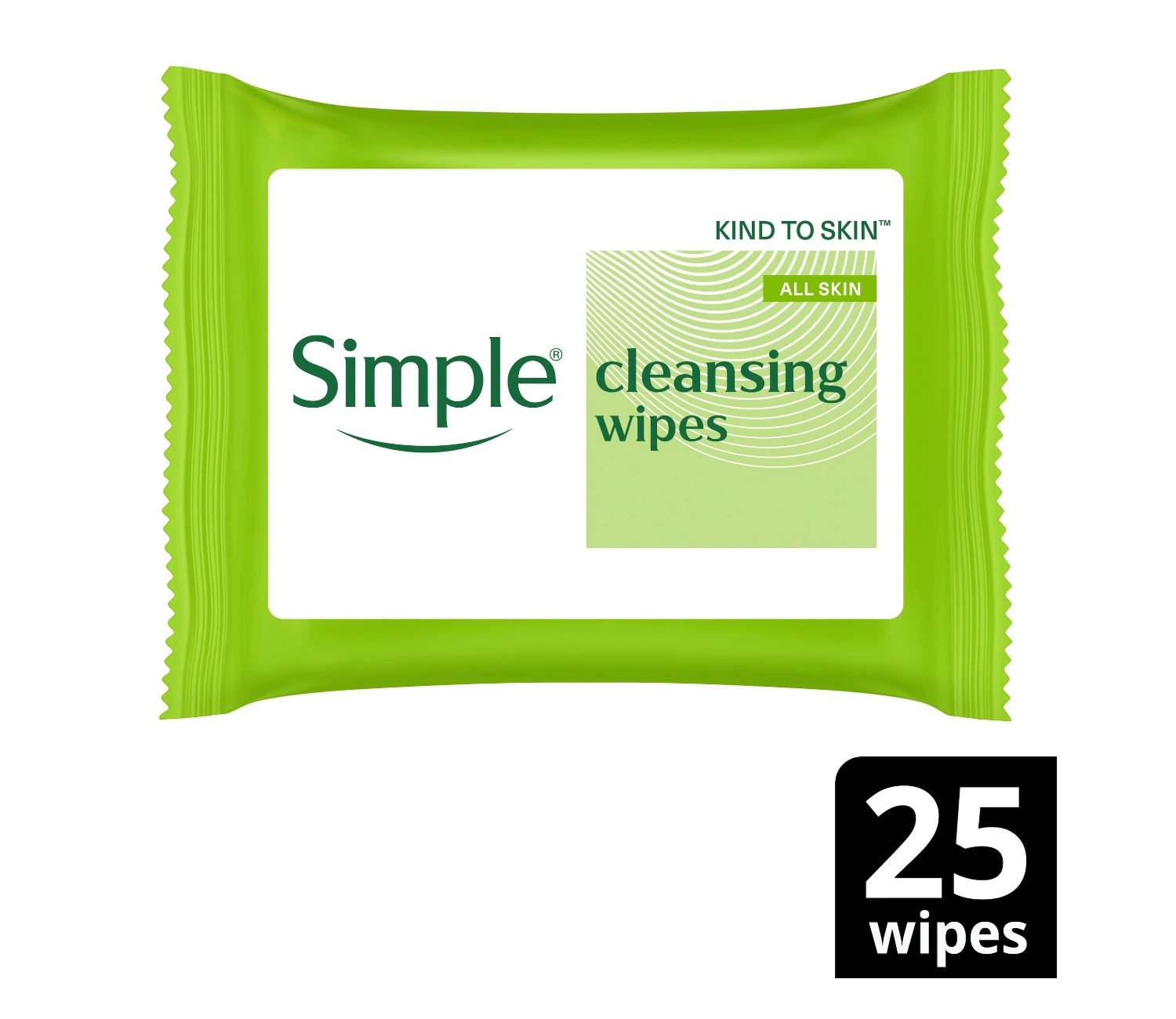 Simple Kind To Skin Biodegradable Cleansing Wipes 25 PC